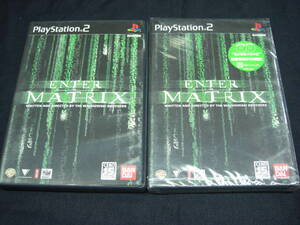 PS2 ENTER THE MATRIX  2つ 未開封品と中古