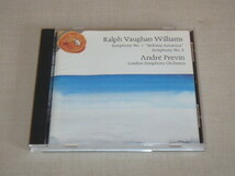 Vaughan Williams（ヴォーン・ウィリアムズ）：Symphonies 7 & 8　/　 Previn　/　CD　/　US盤_画像1