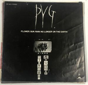 PYG 花 太陽 雨 やすらぎを求めて シングルレコード