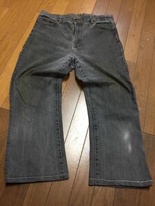 O-2 Denim брюки low Len джинсы 14 размер отображать мака o производства низ 