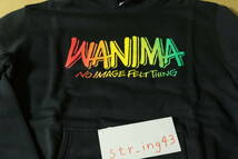 未使用 WANIMA JUICE UP!! TOUR FINAL ONEMAN さいたまスーパーアリーナ SMTMT HOODIE J.U.VER パーカー ブラック Lサイズ グッズ_画像2