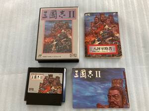 21-0220-05 ファミコン 三国志2 三国志Ⅱ セーブOK動作品 FC ファミリーコンピュータ KOEI