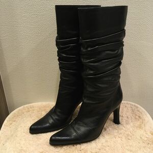 Ginza Kanezatsu Kanematsu Boots Black 22 см.