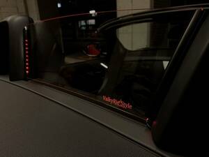 Valkyrie style BMW Z4 E89 専用 アクリルクリアーウィンドディフレクター　LEDブルー.レッド.ホワイト　選択してください.