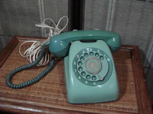 ダイヤル式電話機　ダイヤル式電話 600-A2 G 昭和レトロ