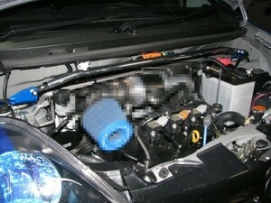 【KAWAI WORKS/カワイ製作所】 フロント ストラットバー スタンダードタイプ STD-Type DAIHATSU ミライース LA300S [DA0270-FTS-00]