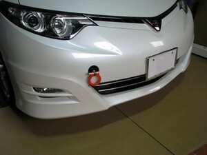 【KAWAI WORKS/カワイ製作所】 牽引フック(Racing hook) フロント 可倒Type トヨタ エスティマ ACR5#/GSR5# [TY1220-RFF-88]