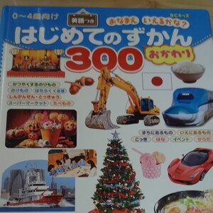 0さいから4さい向け はじめてのずかん300 おかわり 英語つき