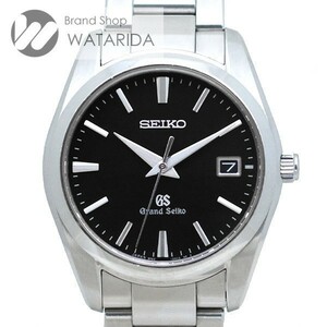 セイコー 腕時計 グランドセイコー SBGX061 9F62-0AB0 SS Qz 黒文字盤 箱・保付 送料無料