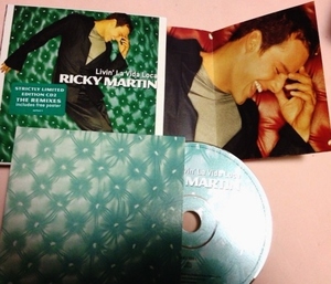 Ricky Martin(リッキーマーティン) 「Livin' La Vida Loca (The Remixes)」 UK盤 Limited Edition