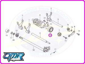 【新品】 ベアリング (シフトドラム) NSR250R MC16 MC18 MC21 MC28 91004-GC4-731