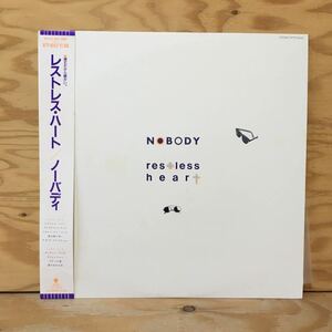 Y3FM1-210224レア［LP レコード レストレス・ハート ノーバディ restless heart NOBODY］夏の日の少年