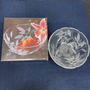 0513-7 0203N savoir vivre crystal サボア・ヴィーブル・クリスタル CHERRY ORCHARD CHERRY ORCHARD WY118/250 HOSTESS BOWL10 1/2