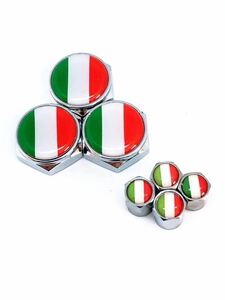 I vehicle inspection "shaken" conform Italy national flag air valve cap number plate bolt cover Lamborghini Aventador ula can uruss