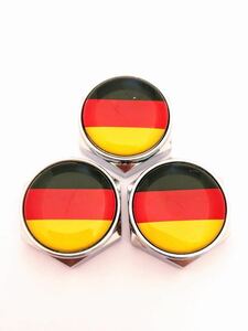 I 車検適合 ドイツ 国旗 ボルト カバー ナンバー プレート 盗難抑止 BMW 2シリーズ 3シリーズ 4シリーズ 5シリーズ 6シリーズ 7シリーズ