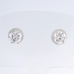 Pt900 プラチナ ピアス ダイヤモンド0.318ct(G/VS1/G)/0.308ct(G/VS1/G) 4月 誕生石 プレゼント ギフト ソーティング付き【中古】/10021051