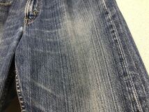 1998年10月生産 90sヴィンテージ！フィリピン製リーバイスLevi's 512 どしゃぶり縦落ちDENIM PANTS デニムパンツW31実測W79cmL68cm_画像5