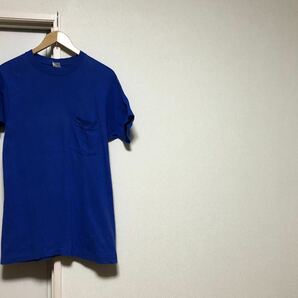 【送料込み】70sヴィンテージ！MADE IN USA アメリカ製フルーツオブザルームポケットTシャツ sizeM ポケTの画像1