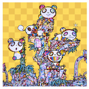  Мураками . постер [ Panda . Panda Panda ] Takashi Murakami / Edition 300 / Signed.