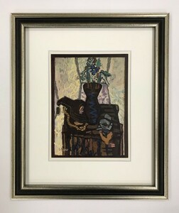 [ специальная цена ] { Georges черный }eli Ogura обзор ru1945 год POT DE FLEURS SUR UNE CAISSE GEORGES BRAQUE