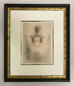 【特価】　≪　　パウル 　クレー 　　≫　　リトグラフ【石版画】　　　SINGER OF THE COMIC OPERA　　　1945年　　　PAUL　KLEE