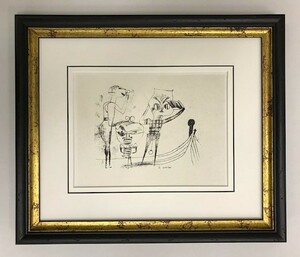 【特価】　≪　　パウル 　クレー 　　≫　　リトグラフ【石版画】　　　VULGAR COMEDY　　　1945年　　　PAUL　KLEE