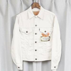 ◆希少デッドストック◆WHITE LEVI'S ホワイト リーバイス ピケジャケット 941B 36 BigE 復刻 日本製 トラッカー Gジャン カリフォルニアン