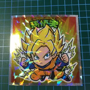 ビックリマン/ドラゴンボールマンZコレクターシール.ドラゴンボールZ-5.孫悟天.チョコカス拭き取り済み