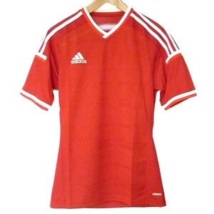 Новый неиспользованный ◆ Бесплатная доставка ● (мужские S) adidas red v -neck Zero t -For