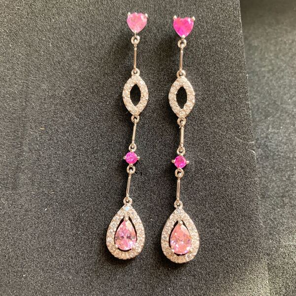 【訳あり】ピアス ティアドロップ&ハート
