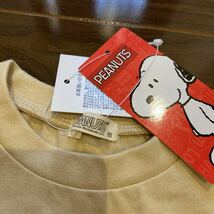 新品タグ付き　PEANUTS　ピーナッツ　スヌーピー　ロングTシャツ　ロンT　90サイズ　送料185円_画像2