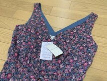 タグ付き未使用品 LAURA ASHLEY【ローラアシュレイ】小花柄 カシュクール ワンピース 7号_画像7