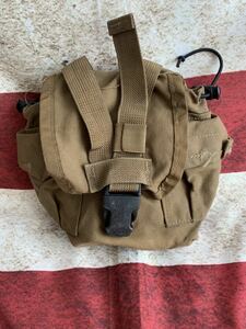 米軍 実物 放出品 キャンティーン ポーチ ユーティリティ ポケット CANTEEN 海兵隊 USMC コヨーテ 小物入れ T