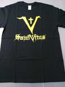 SAINT VITUS Ｔシャツ yellow logo 黒M / sleep trouble eyehategod melvins high on fire fu manchu kyuss cathedral Sunn O))