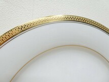 B00870★noritake ノリタケ GOLDRIDGE ゴールドリッジ セット / プレート 大皿 カップ＆ソーサー 6客 金彩 ヴィンテージ 洋食器_画像3