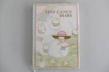 最終価格　昭和レトロ　TINY　CANDY　DIARY　タイニー　キャンディー　ダイアリー　当時物　メモ帳　_画像1