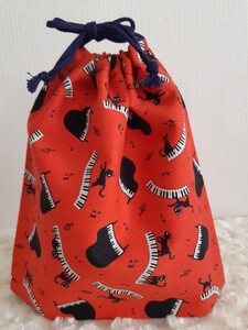 ハンドメイド コップ袋 巾着