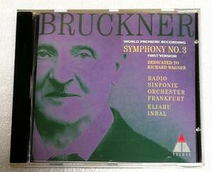 CD　ブルックナー 交響曲3番/インバル/独盤