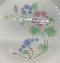 未使用品★花柄　レトロ食器★MIYAZAKI JAPAN ミヤザキ カントリー絵柄 大皿プレート サイズ：直径27㎝_画像2