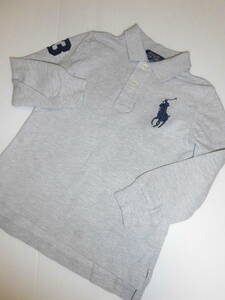 100! Ralph Lauren! big po knee embroidery deer. . polo-shirt *3/3T