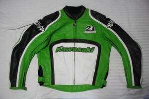  unused JOE ROCKET company manufactured KZ1000R/KZ1100R Eddie Lawson autographed jacket ( new goods NOS) Eddie * Lawson original leather 