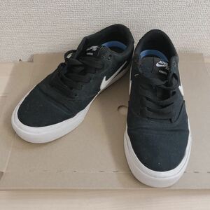 ◆NIKE ナイキ◆23.5cm◆SB◆チャージ◆キャンバス◆ブラック◆レディーススニーカー◆CD6279-002◆