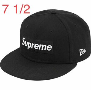 * внутренний стандартный товар 7 1/2* Supreme 21SS Champions Box Logo New Era Black 59.6cm Supreme New Era черный чёрный колпак шляпа Week1