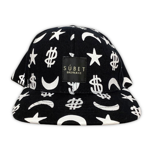 【SUBET】 スベット スナップバック キャップ 帽子 ブラック ホワイト 韓国 ブランド ファッション ストリート 値下げ可 クーポン 消化