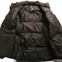 00's ノースフェイス ヌプシジャケット 茶 (2XL) ブラック ダウンジャケット 550フィルパワー THE NORTH FACE_画像6