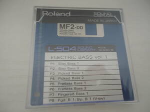 Roland Roland s-50 SOUND LIBRARY sound library - sampler for l-504 ELECTRIC BASS