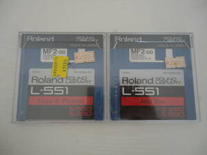  Roland s-550 s-330 SOUND LIBRARY sound library - sampler for L-551 Flute Piccolo Alto Sax sax flute piccolo 