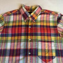 60s Viking MADRAS CHECK B.D.SHIRT ヴィンテージ ビンテージ マドラスチェック BDシャツ ボタンダウンシャツ アメトラ TRAD 50s 送料無料_画像5