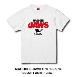 Catch&Eat【MAGOCHI JAWS Tシャツ】釣り/フィッシング/釣り女子/釣りガール/ヒラメ/シーバス/ブリ/マゴチ