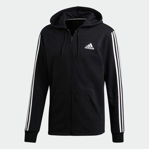 新品♪♪adidas/アディダス♪メンズ マストハブ 3 ストライプス/スウェットフルジップパーカー♪サイズO♪お洒落♪♪ブラック♪